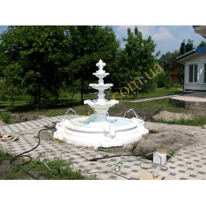 Фонтан арт. 177, басейн арт. 031 з додатковим обладнанням, процес монтажу